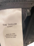 *Favorite Daughter The Taylor Denim Faux Leather Trim Wide Leg Trousers Pants, Size 29 (8)