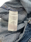 *Tibi Spring Denim Slouchy Carpenter Cargo Cropped Jeans, Size 27 (4)