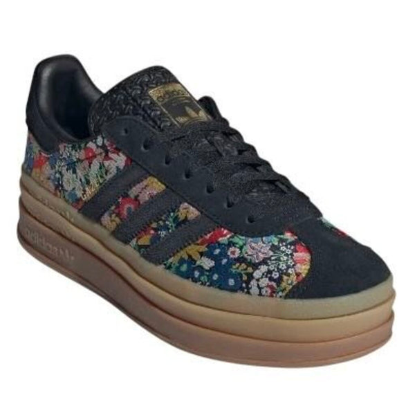 ^NWT Adidas X Liberty Gazelle Bold Suede & Textile Floral Triple Stacked Platform Sneakers, Size W10.5