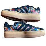 *NWT Adidas X Liberty Gazelle Bold Suede & Textile Floral Triple Stacked Platform Sneakers, Size W10.5