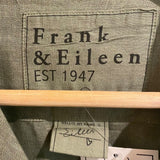 *Frank & Eileen Eileen Relaxed Fit Linen Solid Long Sleeve Collared V-Neck Button-Up Shirt, Size M