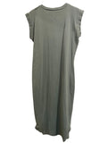 *Frank & Eileen Cory Vintage Cotton Jersey Knit Muscle Tee Crew Neck Maxi Dress, Size M