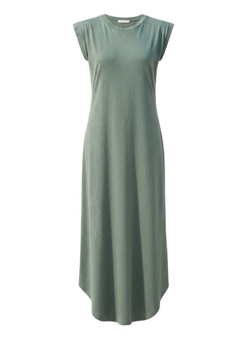 *Frank & Eileen Cory Vintage Cotton Jersey Knit Muscle Tee Crew Neck Maxi Dress, Size M