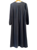 *NWT Joie Kaz Silk Long Sleeve V-Neck Pleated Empire Waist Midi Dress, Size XXS