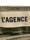 *L'Agence Wanda High Rise Five Pocket Zip Closure Wide-Leg Cropped Raw Hem Jeans, Size 27 (4)