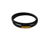 *NWT Saint Laurent Small Opyum Leather Wrap Bracelet w/Box