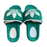 *NWT Gucci x Adidas GG Logo Cotton Terry Velcro Platform Slide Sandals w/Box, Size 37