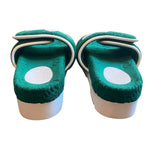 *NWT Gucci x Adidas GG Logo Cotton Terry Velcro Platform Slide Sandals w/Box, Size 37