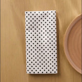 Geometry Saddle Polka Dot Dinner Napkins, Set of 6