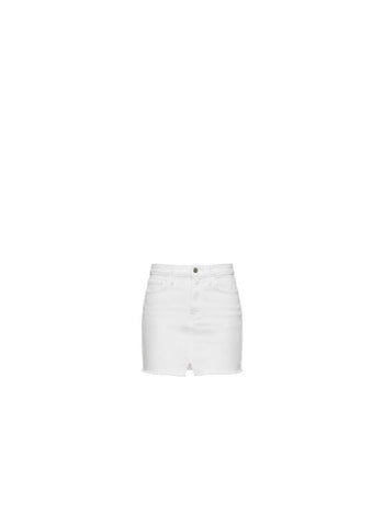 *NWT FRAME Le Mini Slit Front Stretch Twill Raw Hem Mini Skirt, Size 31(12)