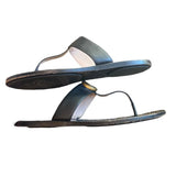 *Gucci Lifford Double GG Marmont Logo Leather T-Strap Thong Flat Sandals w/Box, Size 40