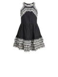 *Sea NY Amina Embroidery Tank Slub Cotton Sleeveless Square Neck Mini Dress, Size S