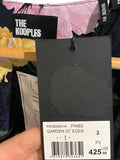 *NWT The Kooples Garden Of Eden Floral Long Sleeve Surplice Faux Wrap Mini Dress, Size 2