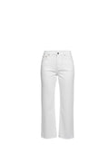 *ASKK NY Twill High-Rise Wide-Leg Full-Length Trousers Pants, Size 27 (4)