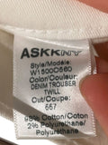 *ASKK NY Twill High-Rise Wide-Leg Full-Length Trousers Pants, Size 27 (4)