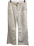 *ASKK NY Twill High-Rise Wide-Leg Full-Length Trousers Pants, Size 27 (4)