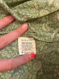 *Doen Isidore Cotton Blend Floral Puff Sleeve Smocked On/Off Shoulder Belted Midi Dress, Size M