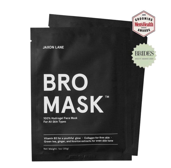 Jaxon Lane BRO MASK Men's Hydrogel Facial Sheet Mask, Single