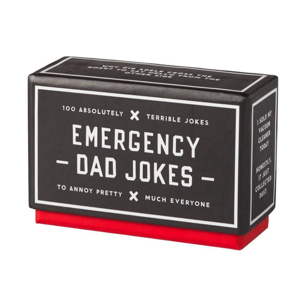 Brass Monkey Emergency Dad Jokes Card Deck Box