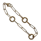 *Awe Inspired The Charm Collector Gold Vermeil Paperclip Chain Bracelet