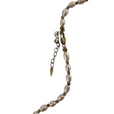 *Missoma Seed Pearl Gold Plate Beaded Choker Necklace