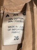 *NWT AMO Ursula Cotton Twill Mid-Rise Baggy Fit Cropped Pants, Size 26(2)