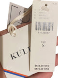 *NWT Kule Honor Cotton Jersey Stripe Cap Sleeve Crew Neck Midi Tee Dress, Size S