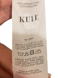 *NWT Kule Honor Cotton Jersey Stripe Cap Sleeve Crew Neck Midi Tee Dress, Size S