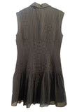 *NWT FRAME The Silk Day Dress Sleeveless Button-Front Collared Drop Waist Mini Dress, Size S