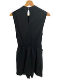 *NWT A.L.C. Dion Crepe Sleeveless Round Neck Draped Faux Wrap Mini Dress, Size 4
