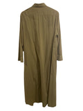 *XiRENA Boden Cotton Voile Long Sleeve Point Collar Button Up Maxi Shirt Dress, Size S