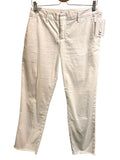 *Frank & Eileen Wicklow Italian Stretch Cotton Mid-Rise Straight Leg Crop Raw Hem Pants, Size 8