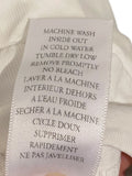 *Frank & Eileen Wicklow Italian Stretch Cotton Mid-Rise Straight Leg Crop Raw Hem Pants, Size 8