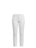 *Frank & Eileen Wicklow Italian Stretch Cotton Mid-Rise Straight Leg Crop Raw Hem Pants, Size 8