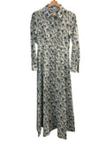*NWT Hill House The Alandra Cotton Floral Long Sleeve Button-Front Midi Shirt Dress, Size S