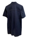 *NWT Veronica Beard Koulis Dark Denim Short Sleeve Collared Button Up Mini Shirtdress, Size 6