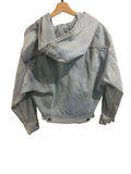 *Gap x BÉIS Faded Denim Oversized Hooded Trucker Jean Jacket, Size XXS