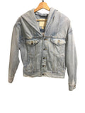 *Gap x BÉIS Faded Denim Oversized Hooded Trucker Jean Jacket, Size XXS