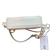 *Marc Jacobs The Snapshot Crocodile Embossed Leather Double J Logo Top Zip Chain Shoulder Strap Camera Bag