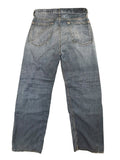 *Rag & Bone Liquid Miramar Lightweight Rayon Trompe L'oeil High-Rise Zip Fly Wide-Leg Jeans, Size 25(0)