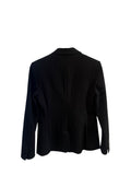 *Veronica Beard Scuba Dickey Ponte Zipper Pockets Snap Close Blazer Jacket, Size 2
