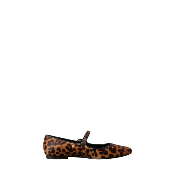 *Larroude Blair Calf Hair Leopard Print Mary Jane Flats, Size 7.5