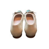 *AGL Monika Leather Patent Toecap Buckle Trim Ballet Flat, Size 39.5
