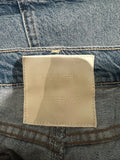 *NWT Mother The Ditcher A-Line Denim Five Pocket Slit Front Knee Length Skirt, Size 29 (8)