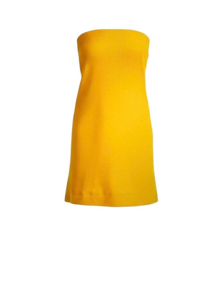 *NWT Simon Miller Poi Cotton Modal Terry Strapless Elastic Top Tube Mini Dress, Size XS