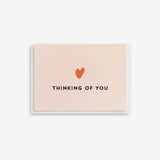 Dahlia Press Thinking of You Enclosure Greeting Card