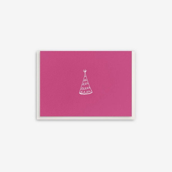 Dahlia Press Birthday Hat Enclosure Greeting Card