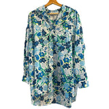 *Frank & Eileen Shirley Oversized Fit Cotton Floral Long Sleeve Button-Up Shirt, Size M