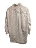*Frank & Eileen Mary Cotton Twill Long Sleeve Button Up Mini Shirt Dress, Size M