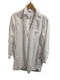 *Frank & Eileen Mary Cotton Twill Long Sleeve Button Up Mini Shirt Dress, Size M